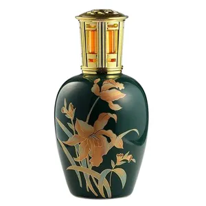 Spot Chinese Decal Keramik katalytische Aroma therapie Lampe Öl Docht ätherischen Ölbrenner