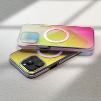 Personnalisable image peinte magnétique sans fil charge de protection TPU + TPE + PC étui de téléphone portable pour Iphone16 15 Pro Max 14
