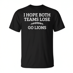 T-shirt de football pour femmes « I Hope Both Teams Lose Go Lions » - Product Image 2