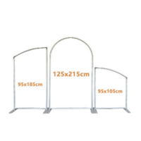 Autres fournitures de décoration de scène pour mariage et fête, cadre rond en métal pour fleurs, support de fond mural, couverture, extérieur