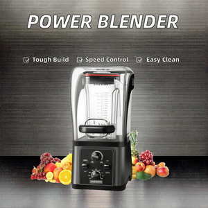 Alta potência de 1,6 litros comercial espremedor elétrico liquidificador multifuncional smoothie silencioso fabricante para uso do hotel recipiente plástico - Product Image 2
