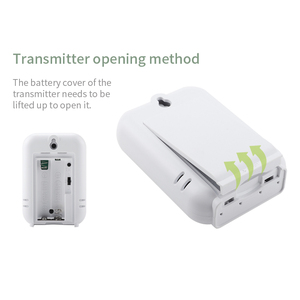 Mini termostato Digital para el hogar inteligente, higrómetro de plástico con control de temperatura electrónico negro de cerámica de bambú para uso doméstico - Product Image 6