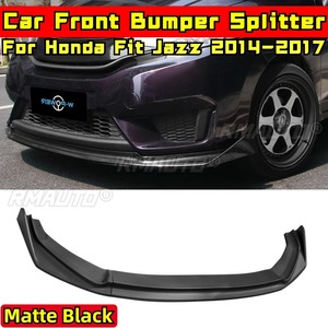 Kit de Carrocería para Honda Fit Jazz 2014-2017, Divisor de Parachoques Delantero, Estilo Fibra de Carbono, Protector de Parachoques Deportivo, Accesorios para Automóviles - Product Image 2