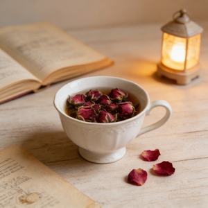 Thé aux Bourgeons de Rose à Bordure Dorée Naturelle Premium Thé aux Herbes en Vrac Saveur Thé Infusion Chaude et Froide Beauté Quotidienne de la Peau - Product Image 5