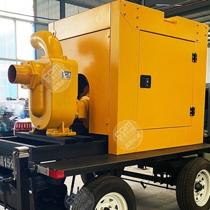 Camion pompe de lutte contre les inondations, moteur diesel, commande manuelle, raccord à bride, décharge 1-1/2 po, DN100, centrifuge, basse pression, eau - Product Image 2