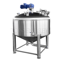 Cuve de mélange, de fermentation et de stockage de boissons et d'aliments en acier inoxydable 304 316 de 1200L et 2000L