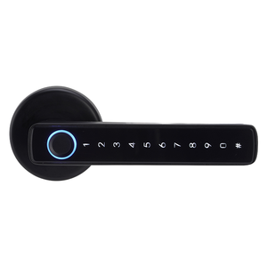 Tuya App Keyless mật khẩu vân tay khóa ttlock Thông Minh Điện tử Gỗ Cửa Khóa cho nhà khách sạn RFID <span class=keywords><strong>Wifi</strong></span> ổ khóa thông minh - Product Image 4