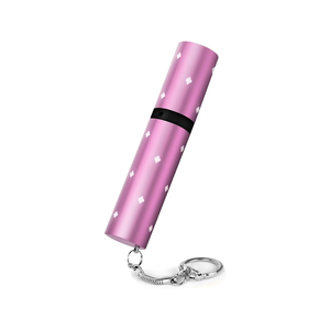 Self Defense Suppliers Guard Dog Rechargeable Lipstick Keychain with Bright LED Flashlight for Womens Self protection Tools