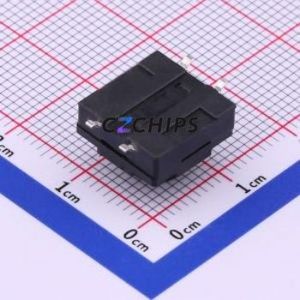 TS-1011S-A10B3-D2 Tactile Switch SMD-4P,12x12mm Switch Single Pole Single Throw Round Button 2.5N Vertical Mount - Product Image 2