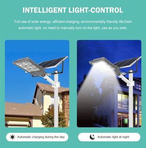 Projecteur solaire extérieur en aluminium, IP65, étanche, lampadaire solaire haute luminosité, LED, <span class=keywords><strong>batterie</strong></span> LiFePO4, 6000K - Product Image 3