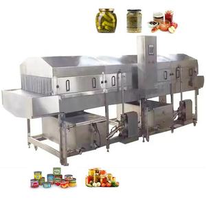 बोतलबंद ककड़ी कैन केकड़ा ग्लास जार पेय सॉसेज अचार सुरंग पाश्चराइजर नसबंदी कन्वेयर पाश्चराइजेशन मशीन - Product Image 2