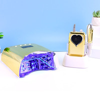 2025 Recharge Portable 35000 tr/min perceuse à ongles OEM forme de coeur sans noyau professionnel ongles Tech perceuse Salon nouvel an cadeau