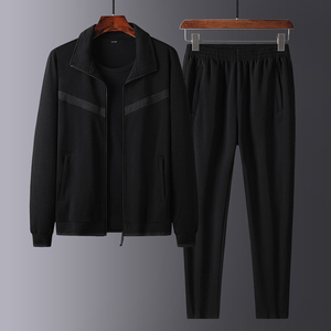 Wholesale Men Clothing Two Piece Suit Casual Sportswear 100 Cotton Tracksuit Sweatsuit Men Joggers Suits Set