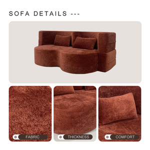 Pacote modular do vácuo Sofá comprimido Sofá 2 em 1 Sofá comprimido Moderno Tofu Altura Densidade Esponja Sofá comprimido Da <span class=keywords><strong>China</strong></span> - Product Image 6