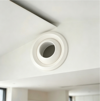 Buse à jet ronde en alliage d'aluminium anodisé moderne avec installation facile, modèle JNJ250 pour usage commercial