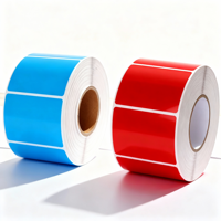 Etiquetas de Envío en Rollo para Códigos de Barras, Duraderas y Ecológicas, Materiales de Papel Adhesivo Compatibles con Impresoras Zebra