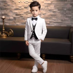 <span class=keywords><strong>Ropa</strong></span> personalizada para bebés, trajes <span class=keywords><strong>de</strong></span> boda elegantes para niños, Piano, esmoquin, uniforme escolar para niños, fiesta, 3 uds. - Product Image 6