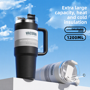 แก้วน้ำเก็บความเย็น Ice King <span class=keywords><strong>Cup</strong></span> ขนาด 40 ออนซ์  แบบสุญญากาศ ผลิตจากสแตนเลส 304 สำหรับใช้ในรถยนต์ ความจุขนาดใหญ่ เก็บอุณหภูมิได้นาน 6-12 ชั่วโมง - Product Image 5