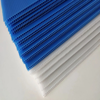Fabricant Vente en gros 2mm PP Feuilles de plastique ondulé 4x8 Feuille pour la construction