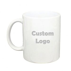Mug en céramique blanche de 11 oz pour sublimation, vente en gros d'usine, haute qualité, personnalisable avec logo sur mesure - Product Image 1