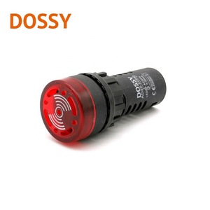 Zumbador LED Eléctrico de 22 mm de Tamaño de Montaje, 12 V-220 V, Alarma AD16-22SM, Luz Indicadora de Plástico Intermitente, IP55 - Product Image 2