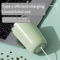 Tasse magnétique à agitation automatique rechargeable par USB en acier inoxydable Tasse à mélanger le café et le lait Mélangeur intelligent Bouteille d'eau