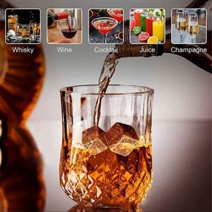 Set de Regalo de Piedras de Hielo para Whisky y Decantador de Vidrio, Personalizado con Logotipo, Materiales de Piedra y Vidrio, Superventas - Product Image 3