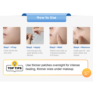 Parches para espinillas <span class=keywords><strong>Starface</strong></span> de fábrica profesional, adhesivos de hidrocoloide para acné, parches estrella para imperfecciones faciales y granos. - Product Image 5