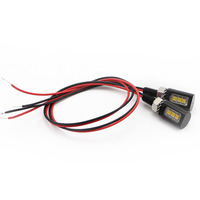 Ampoules LED universelles à visser 12V 24V en aluminium robuste pour éclairage de camion, remorque, hayon et plaque d'immatriculation Blanc