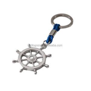Vente en gros <span class=keywords><strong>de</strong></span> porte-clés <span class=keywords><strong>de</strong></span> gouvernail nautique Porte-clés corde à voile personnalisé Navires Marin Voile Porte-clés à hélice en métal marin Cadeaux <span class=keywords><strong>de</strong></span> voyage - Product Image 4