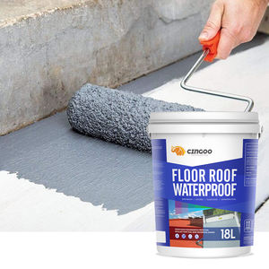 जल आधारित इलास्टोमेरिक छत वाटरप्रूफ कोटिंग, कंक्रीट छत के लिए एकल घटक, बाहरी दीवार और सुरंग, कारखाने - Product Image 2