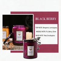 Bougies parfumées personnalisées en cire de soja pour aromathérapie, pots de bougies romantiques à thème naturel, décoration pour bars et fêtes, vente en gros