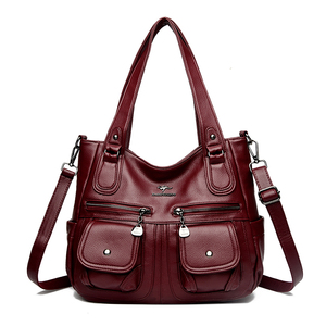 New High Quality Women Messenger Bags for Women Pu Leather Handbags Crossbody Bags Ladies Designer Shoulder Bags <b>Tote</b> Top-handle - Product Image 1