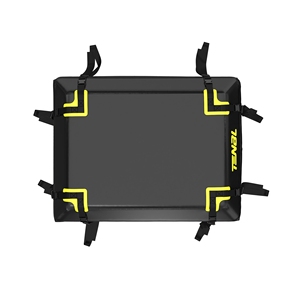 Sac de toit souple étanche Tenbl 400L en PVC, boîte à bagages pliable verrouillable avec bandes réfléchissantes pour la sécurité nocturne, fixation latérale trilatérale - Product Image 3