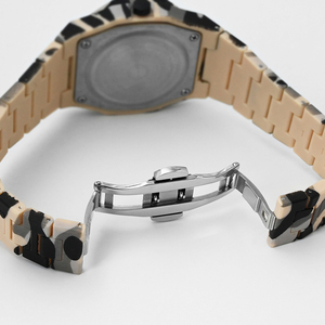 Reloj de Pulsera con Caja y Correa de ABS Directo de Fábrica, Resistente al Agua 100M, Movimiento de Cuarzo Japonés 2035, Logotipo Personalizado - Product Image 6