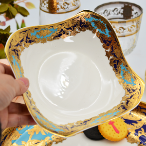 90 món Đồ ăn sứ xương cao cấp hiện đại, sang trọng, an toàn với máy rửa chén, gồm đĩa, bát và ly thủy tinh, bán buôn - Product Image 4