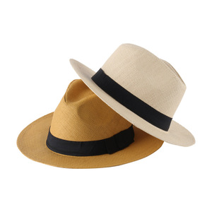 Nuevo Sombrero de Verano de Tres Paneles para Hombre, Estilo Panamá Británico, con Bordado a Mano de Pelo, Color Sólido, Detección de Agujas, >62CM - Product Image 2
