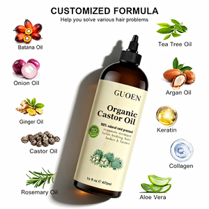 Marca Privada: Suero <span class=keywords><strong>para</strong></span> <span class=keywords><strong>el</strong></span> Crecimiento del Cabello con Aceite de Ricino Negro Más Vendido - Mejora Cejas, Pestañas y Cabello - Aceite <span class=keywords><strong>para</strong></span> <span class=keywords><strong>el</strong></span> Cuidado del Cabello con Romero - Product Image 1