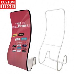 Expositor Publicitario Retráctil Portátil con Tela Tensada en Forma de Serpiente - Product Image 1