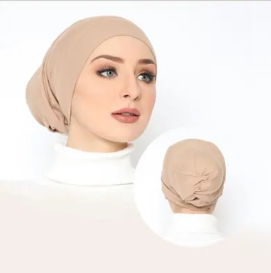 Worry-free Ninja cap Double Crossover Inner Hijab Underscarf Sport Hijab 