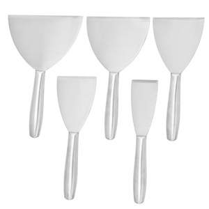 Espátula de acero inoxidable de 23,5 cm y 15 cm con punta plana para cocinar teppanyaki, barbacoa, panqueques y Jianbing - Product Image 3