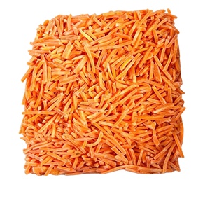 Tiras de Zanahoria Congeladas IQF 100% Puras, Cortadas Uniformemente, a Granel, para Venta al por Mayor, Listas para Comer, para Catering, para Hot Pot, <span class=keywords><strong>Vegetales</strong></span> Mixtos - Product Image 1