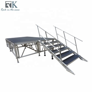 Plataforma de Escenario Portátil, Escenario para Eventos, Escenario al Aire Libre, Escenario con Marco de Aluminio Resistente, Podio en Venta - Product Image 1