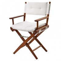 Chaise de réalisateur confortable pour maquilleur avec coussin, prix chinois, pour la plage, la pêche, la salle à manger, en tissu