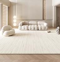 Tapis de salon style crème, tapis uni pour canapé et table basse, nouvelle arrivée, tapis de chevet pour chambre à coucher