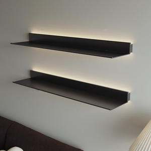 Estantes Decorativos de Pared de Aleación de Aluminio con Estantes de Almacenamiento Luminosos para Exhibir Adornos - Product Image 1