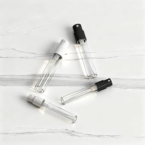 미니 테스터 빈 1ml 1.5ml 2ml 2.5ml 라운드 미스트 스프레이 향수 샘플 유리 병 포켓 분무기 병 향수 - Product Image 6