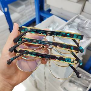 Lớn giảm giá Cổ Phiếu giải phóng mặt bằng hỗn hợp kim loại khung Quang Giá Rẻ giá cao chất lượng kim loại kính thời trang quang khung kính mắt - Product Image 6