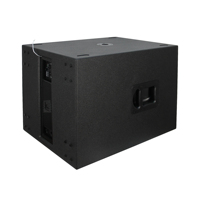 Subwoofer actif en bois IMPACTO-18SUB, 18 pouces, 1200W RMS, DSP Bi-AMP, 135dB, subwoofer professionnel pour DJ, scène, événement