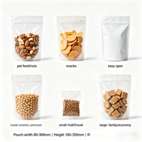 Machine d'emballage de sachets Doypack, remplissage et scellage pour aliments pour animaux, snacks, fruits secs et noix